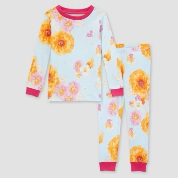 (NWT) Burt’s bees floral pajamas - Picture 1 of 6
